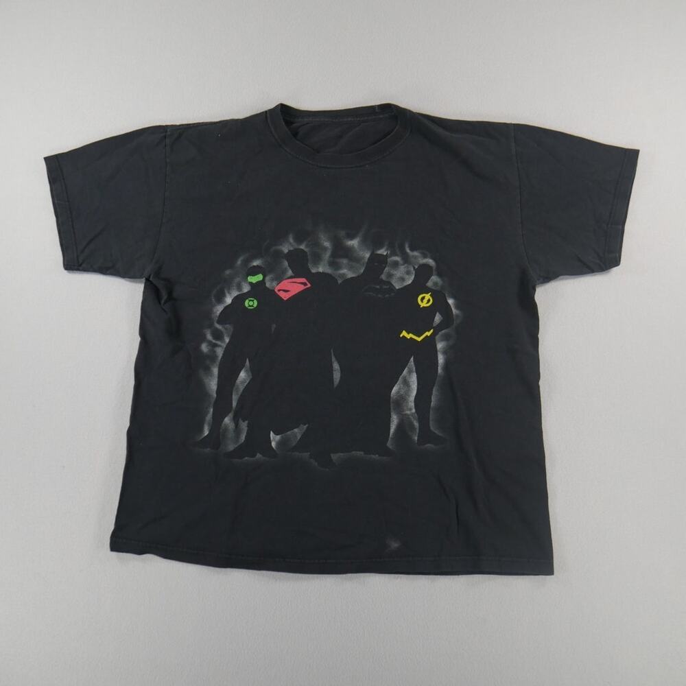 DC Justice League Graphic T-Shirt Mens Size (XL) Comics Superheroes Batman‎